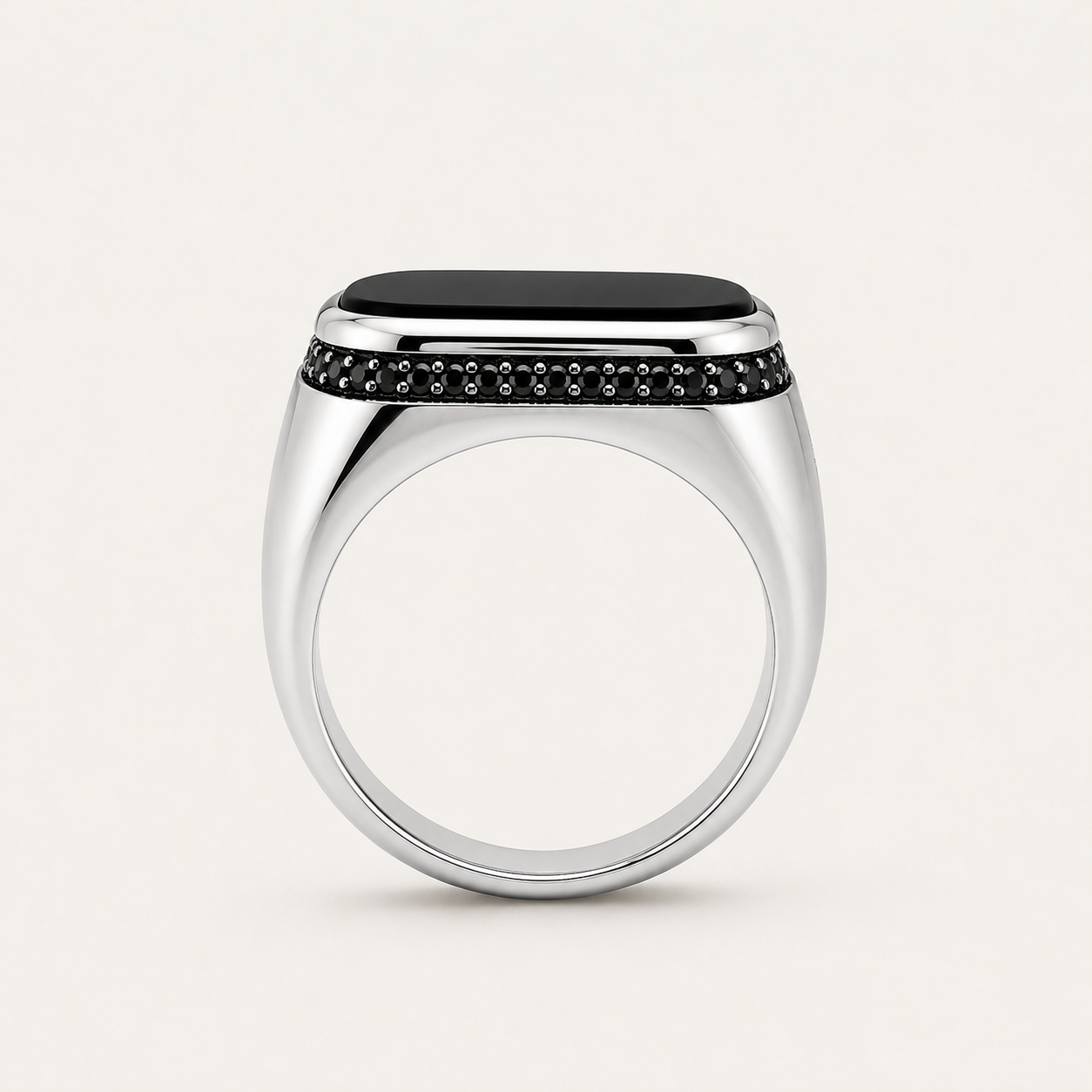 Chevalière en argent 925 Noble