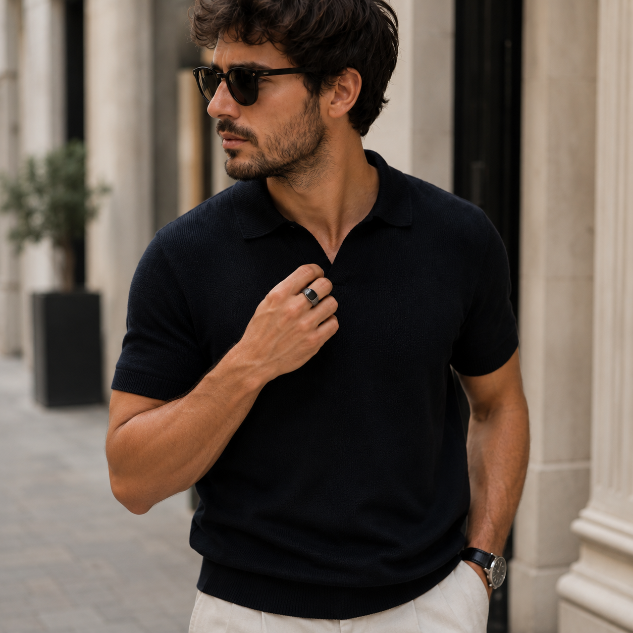 Chevalière en argent 925 Nero